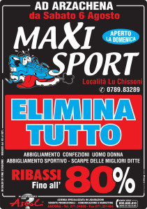 Organizzazione Svendita Abbigliamento Sportivo Maxi Sport
