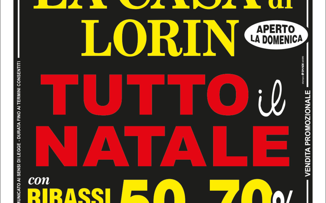 Sant’omero: La Casa di Lorin NATALE FUORI TUTTO!