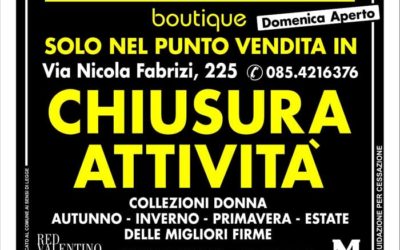 Pescara: CHANTAL chiude ed elimina tutto!