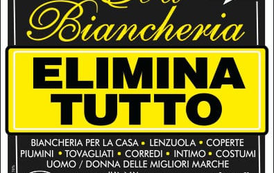 Napoli: Eva Biancheria Elimina Tutto!