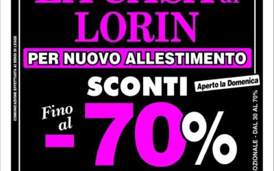 La Casa di Lorin fino al 70%!