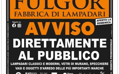 Pagliare del Tronto: Fulgor lampadari FUORI TUTTO!