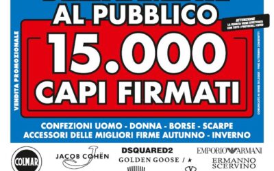 Ancona: 15000 capi firmati!!!