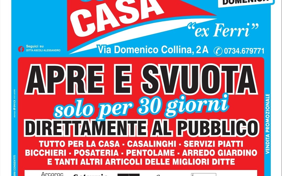Porto San Giorgio: Stile&Casa fino al 70% solo 30 giorni!