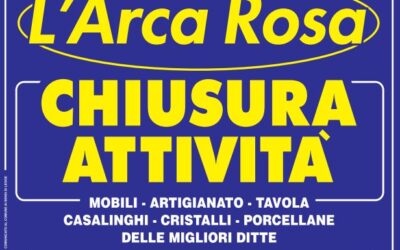 Ancona L’ARCA ROSA tutto all’80%