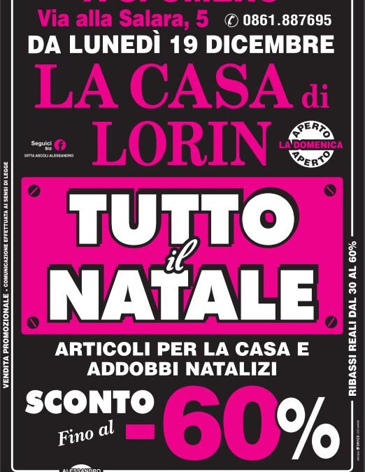 Sant’Omero: La Casa di Lorin Tutto SCONTATO fino al 60%