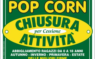 Ancona: POP CORN dal 50% all’ 80%