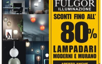Pagliare del Tronto: Fulgor lampadari FUORI TUTTO 80%!