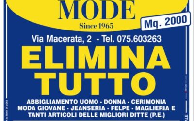Colombella (PG): BELLUCCI MODE SCONTI FINO all’80%!