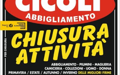 Calcinelli: Cicoli chiude e fuori tutto!