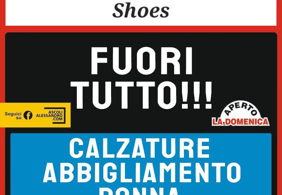 FERMO: FORMENTINI outlet DAL 50% ALL’80%!