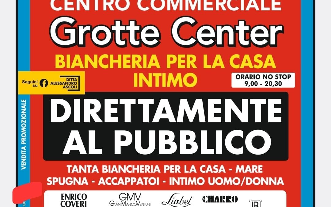 Camerano: MyHouse Biancheria casa fuori tutto!
