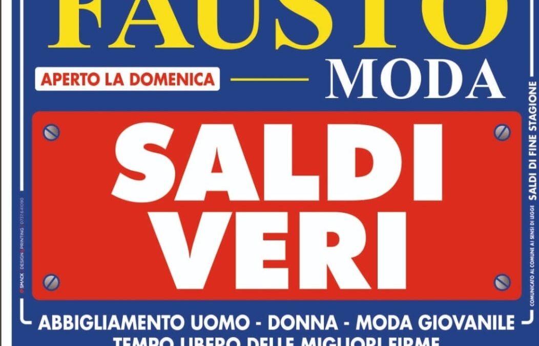 FOLIGNO FAUSTO MODA: Saldi veri!