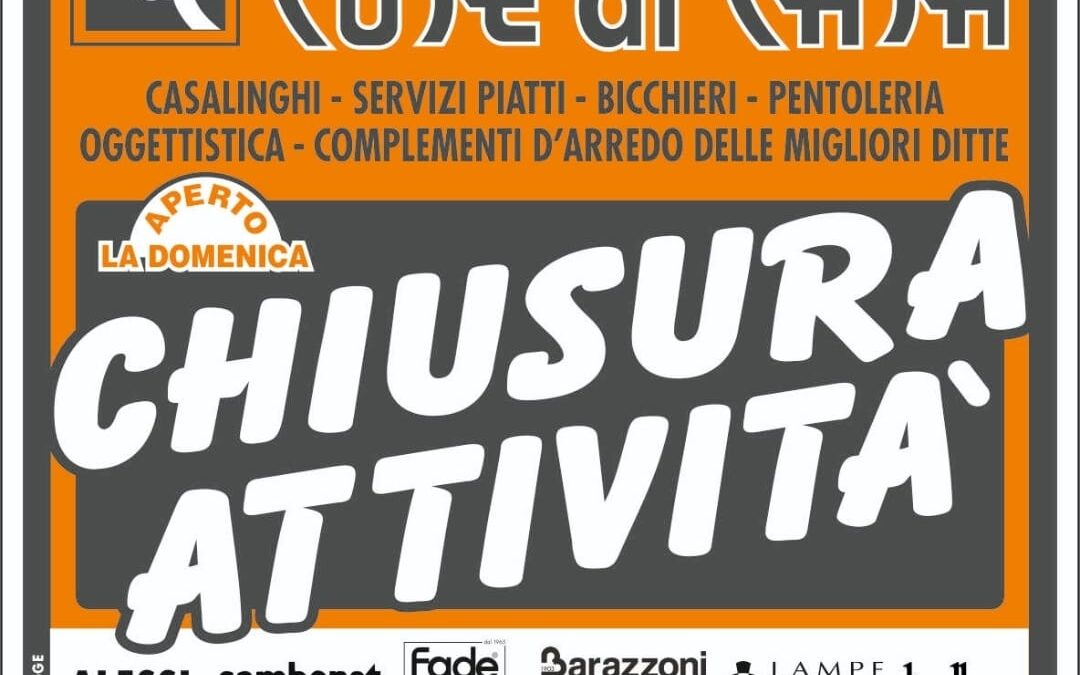porto d’ascoli: cose di casa FUORI TUTTO