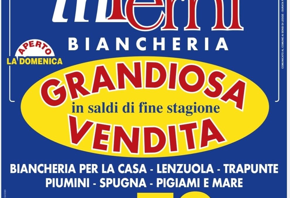 TERNI: IN-TERNI SCONTI FINO AL 70%